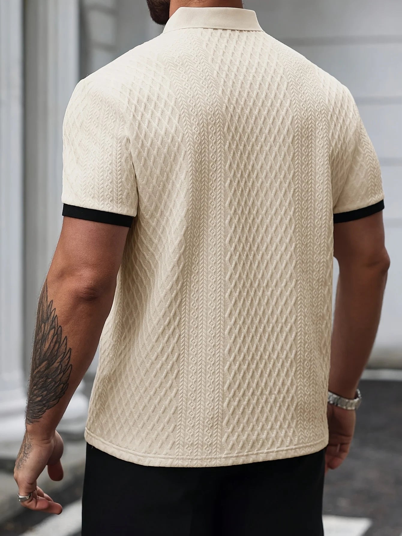 Mens Polo Shirt Summer Short Sleeve Male Polos Streetwear Man Tops Solid Color Poloshirt Brand Breathable Male Polo Shirts Men