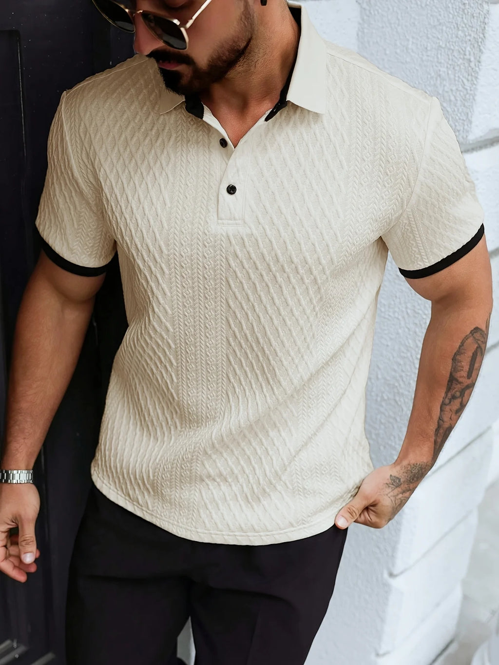 Mens Polo Shirt Summer Short Sleeve Male Polos Streetwear Man Tops Solid Color Poloshirt Brand Breathable Male Polo Shirts Men