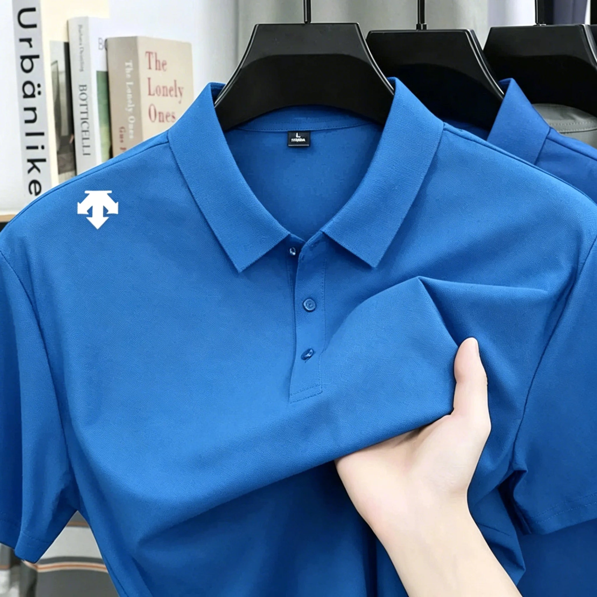 Men's embroidery Polo Shirt Fashion Sports Top Summer Comfortable Breathable Leisure High end T-shirt shirt men shirts