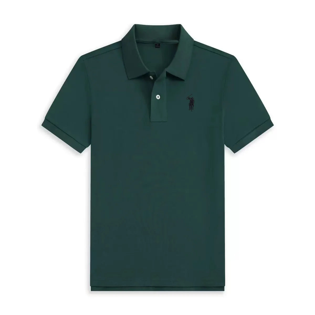 Short sleeved men's polo shirt summer fashion high-end brand pony embroidery golf top casual business T-shirt