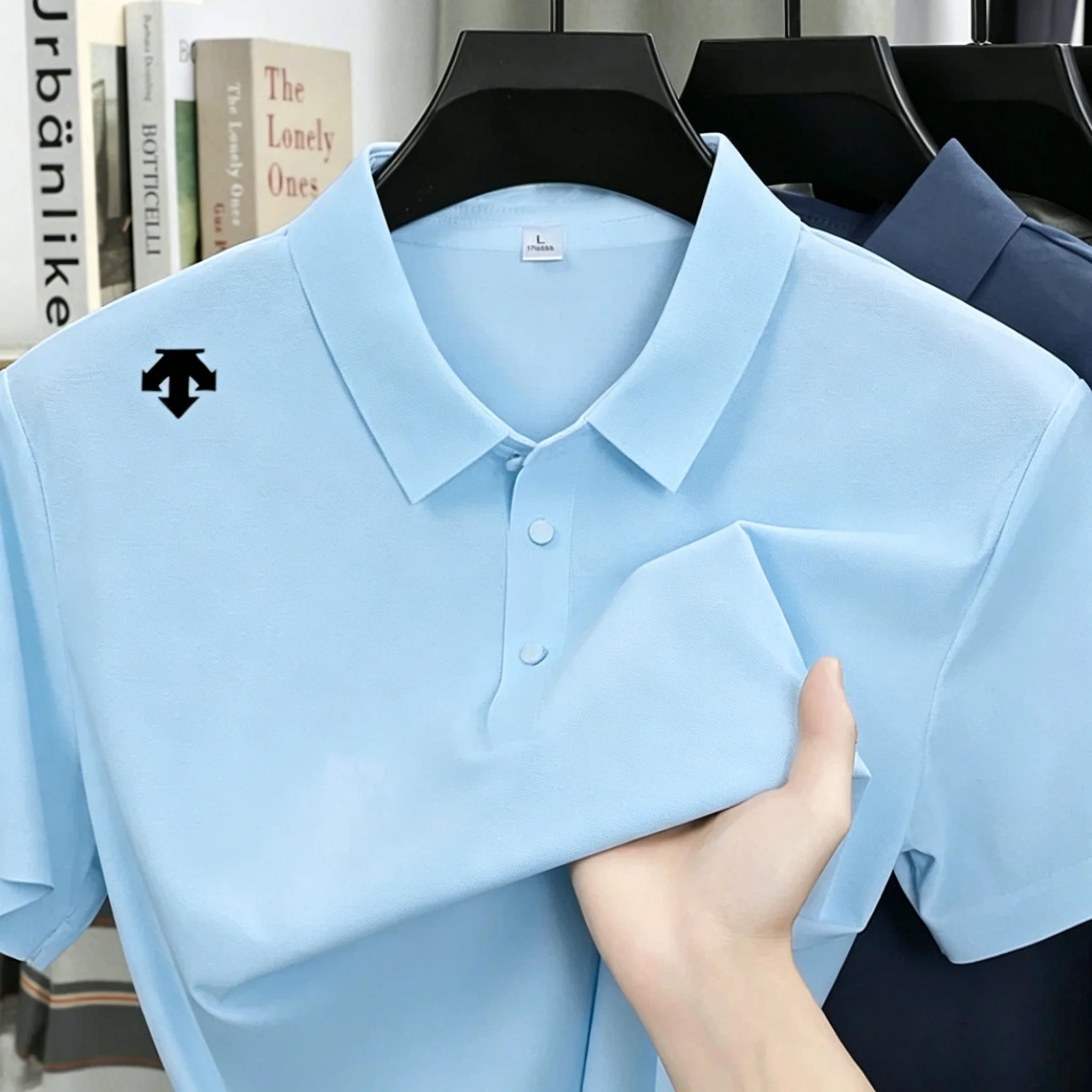 Men's embroidery Polo Shirt Fashion Sports Top Summer Comfortable Breathable Leisure High end T-shirt shirt men shirts