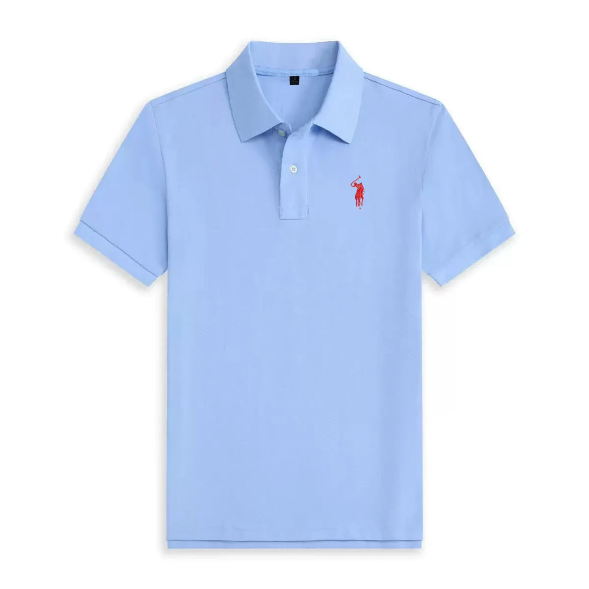 Short sleeved men's polo shirt summer fashion high-end brand pony embroidery golf top casual business T-shirt