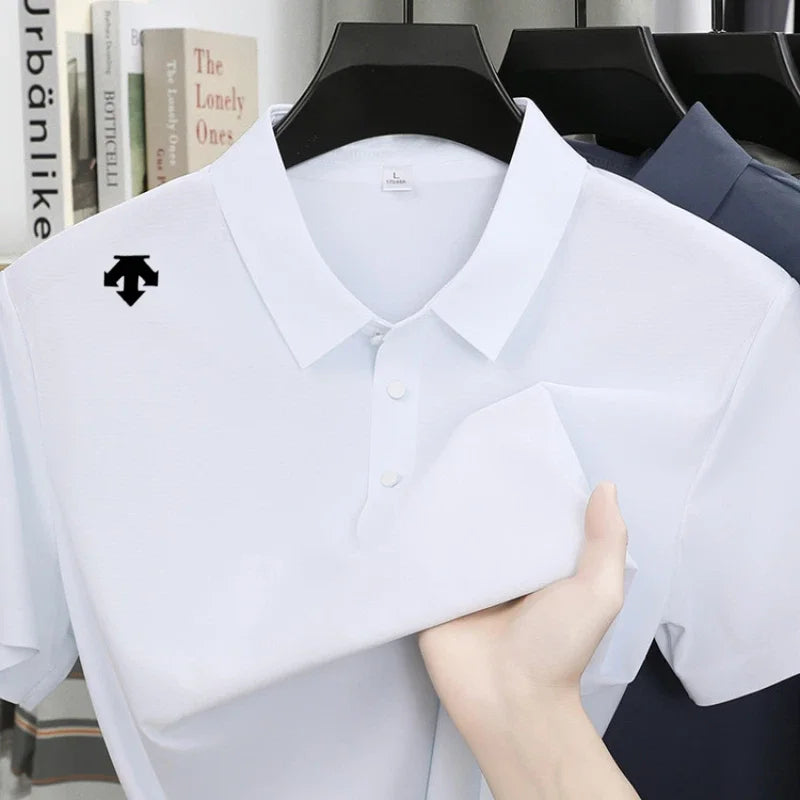 Men's embroidery Polo Shirt Fashion Sports Top Summer Comfortable Breathable Leisure High end T-shirt shirt men shirts