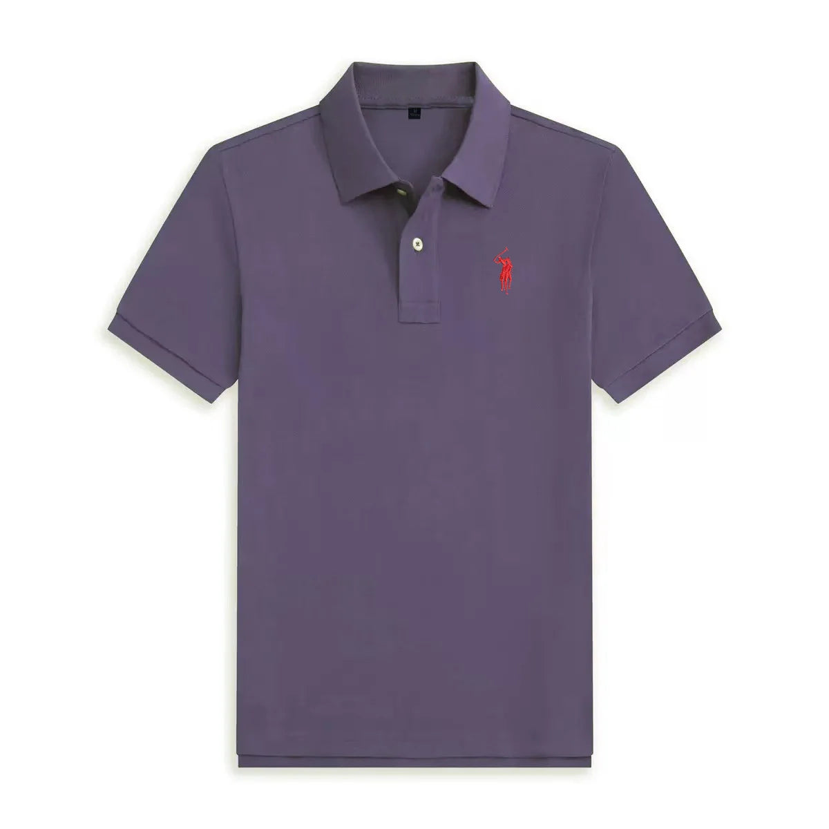 Short sleeved men's polo shirt summer fashion high-end brand pony embroidery golf top casual business T-shirt
