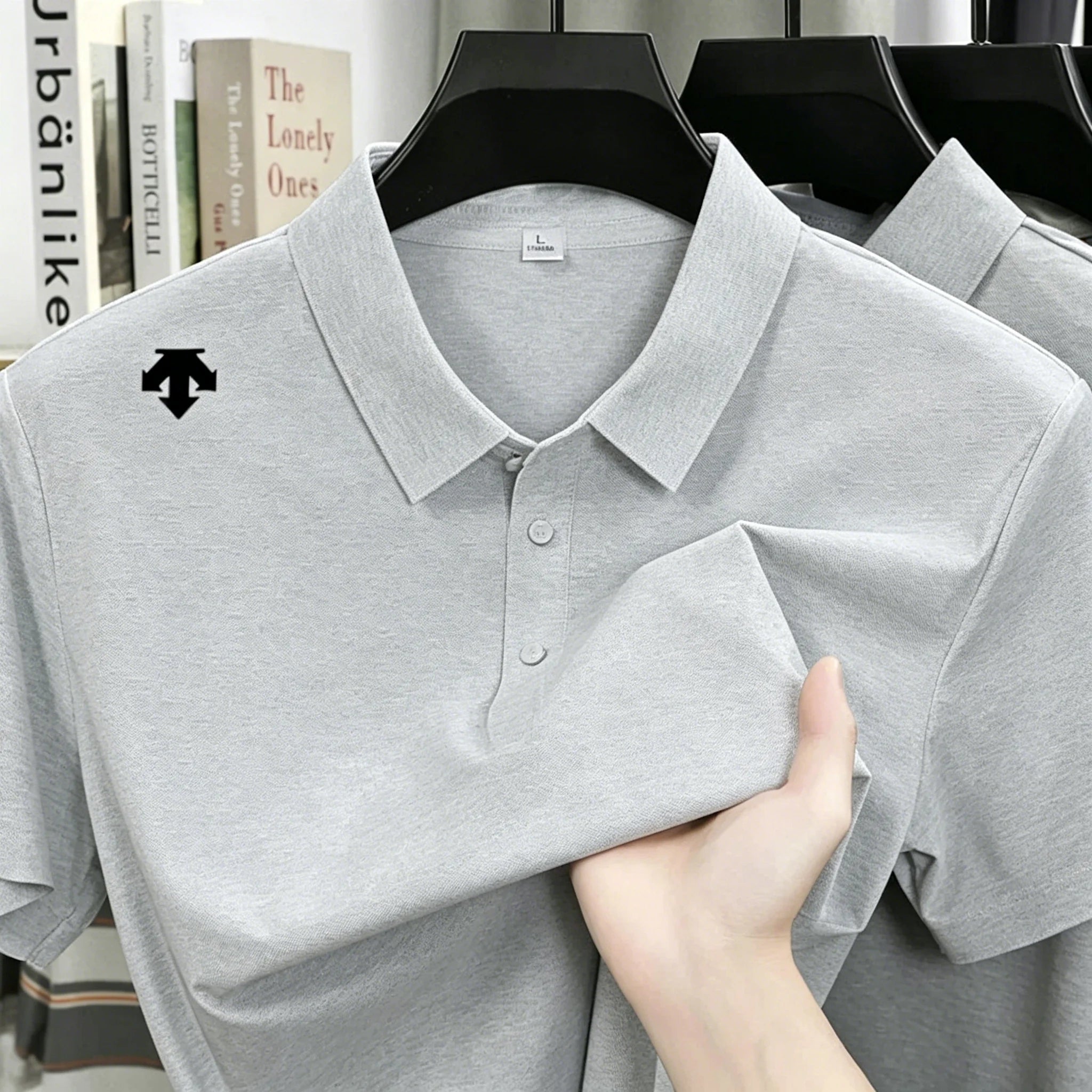 Men's embroidery Polo Shirt Fashion Sports Top Summer Comfortable Breathable Leisure High end T-shirt shirt men shirts