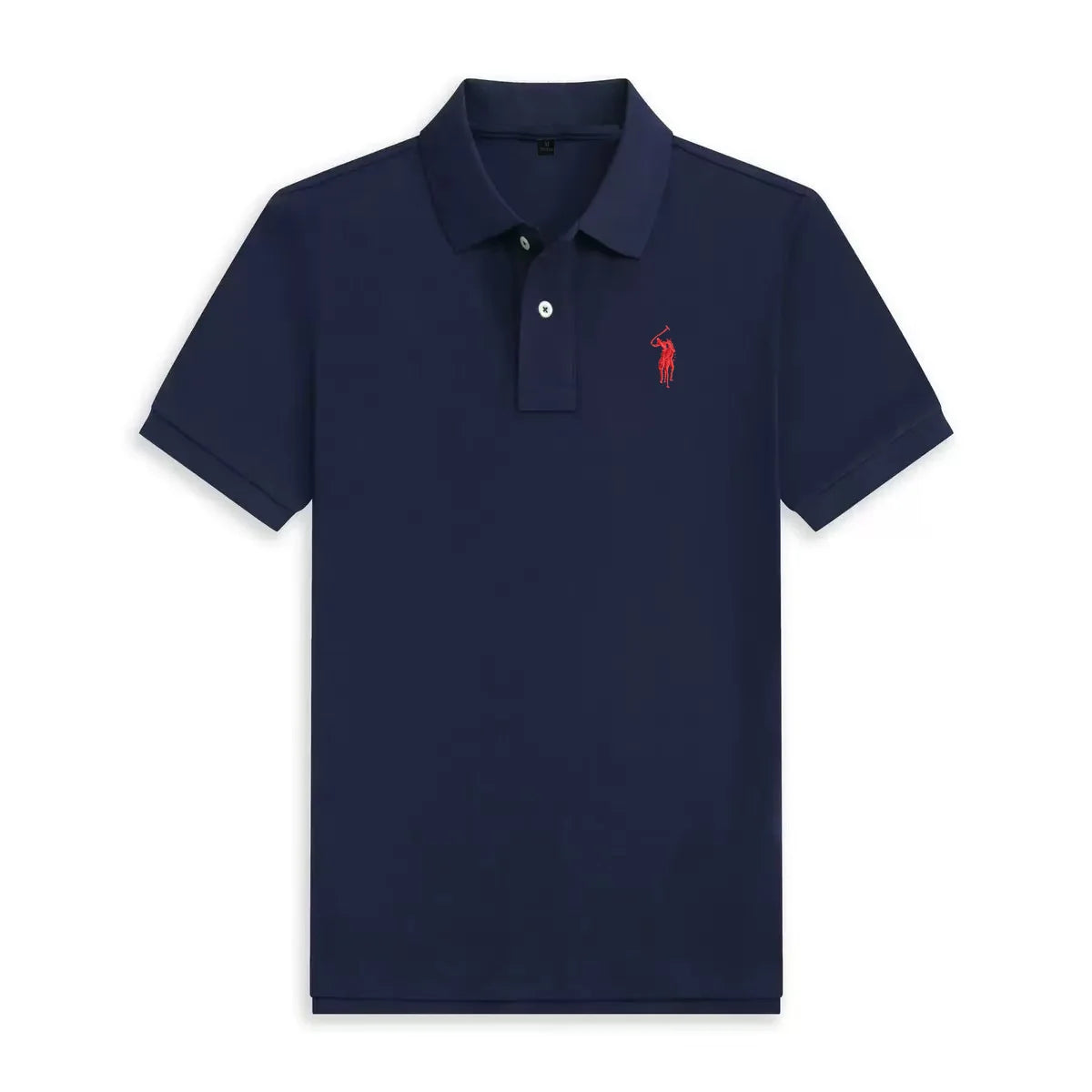 Short sleeved men's polo shirt summer fashion high-end brand pony embroidery golf top casual business T-shirt