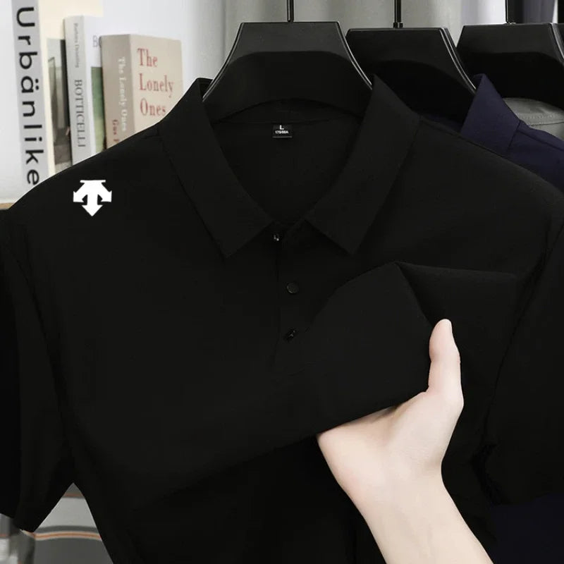 Men's embroidery Polo Shirt Fashion Sports Top Summer Comfortable Breathable Leisure High end T-shirt shirt men shirts