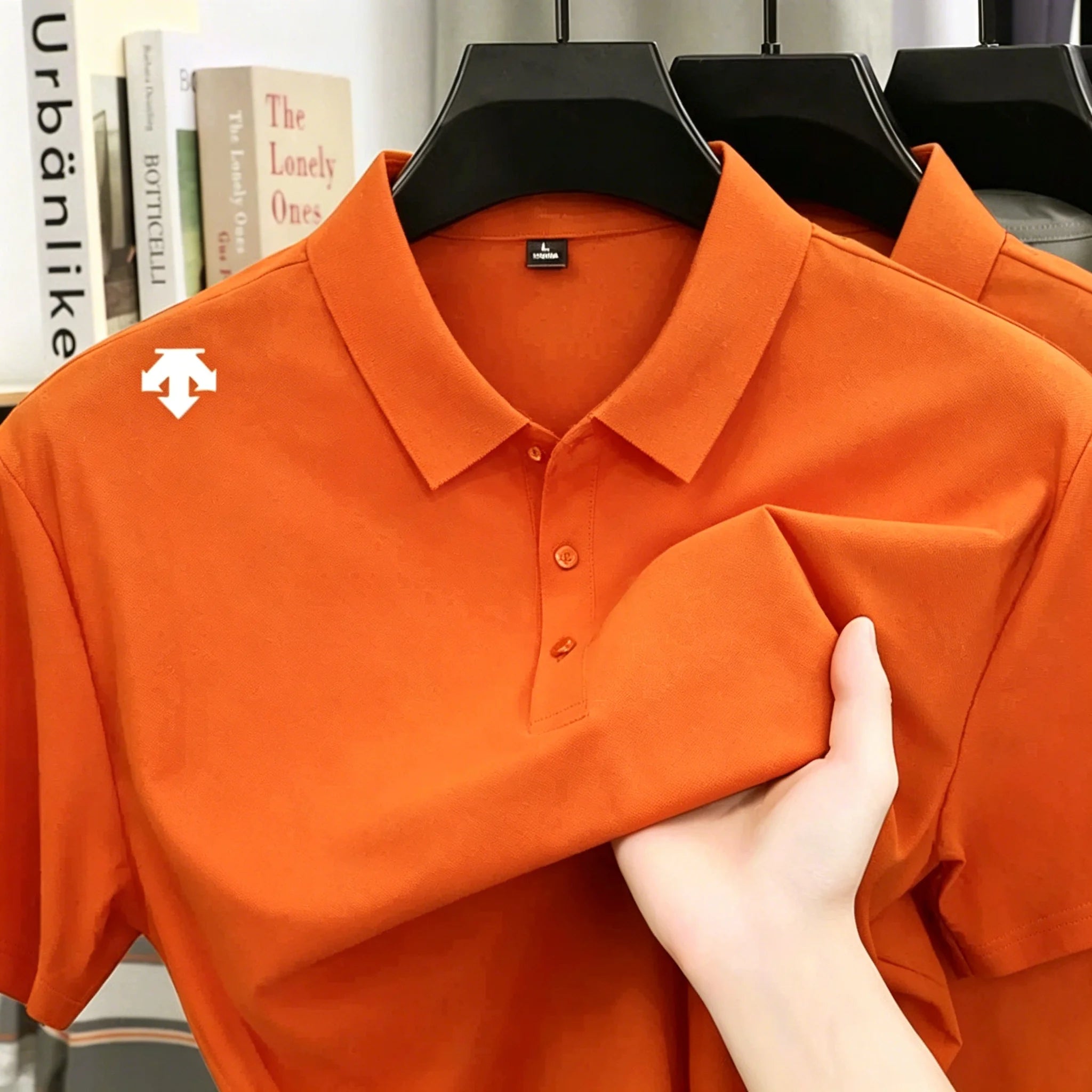 Men's embroidery Polo Shirt Fashion Sports Top Summer Comfortable Breathable Leisure High end T-shirt shirt men shirts