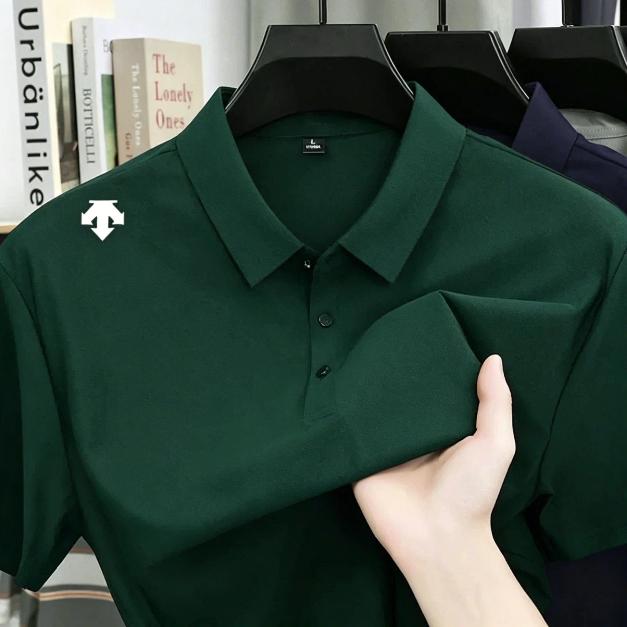 Men's embroidery Polo Shirt Fashion Sports Top Summer Comfortable Breathable Leisure High end T-shirt shirt men shirts
