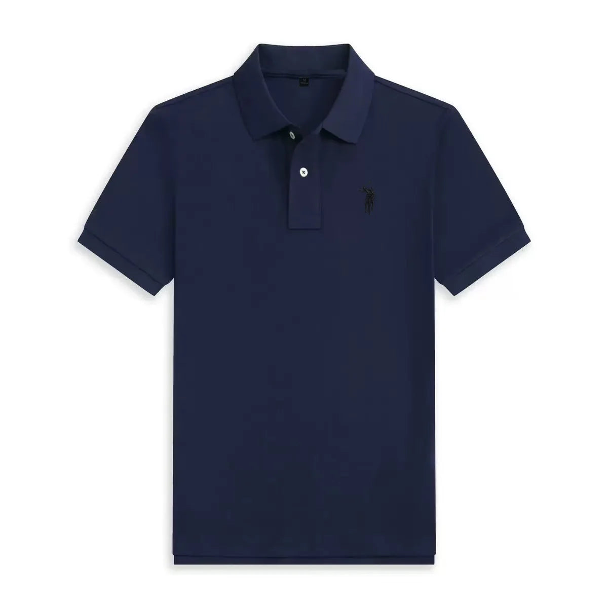 Short sleeved men's polo shirt summer fashion high-end brand pony embroidery golf top casual business T-shirt