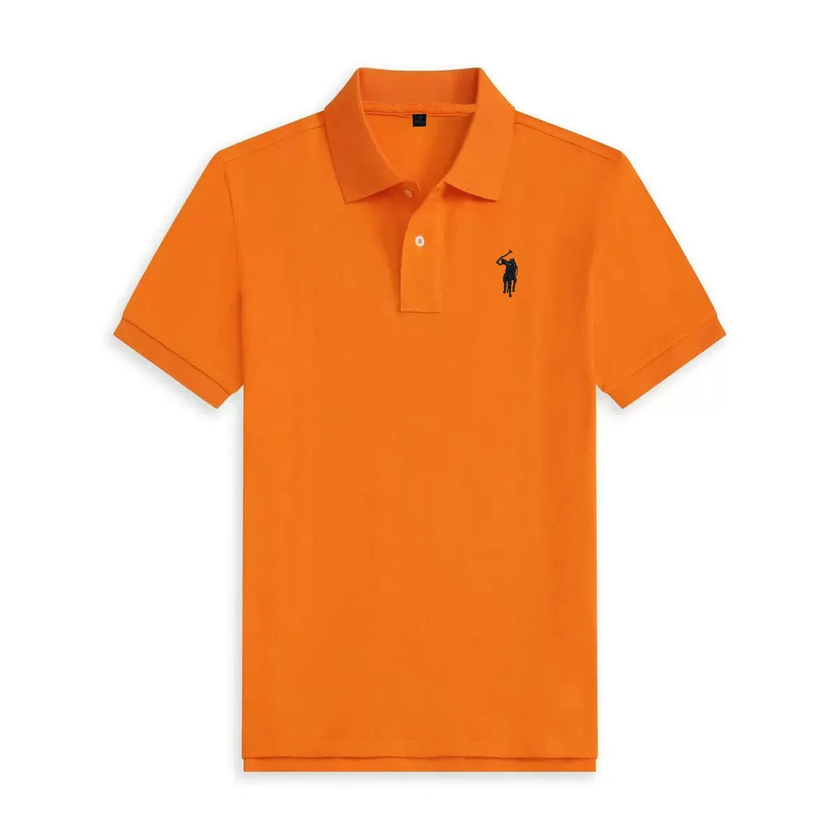Short sleeved men's polo shirt summer fashion high-end brand pony embroidery golf top casual business T-shirt