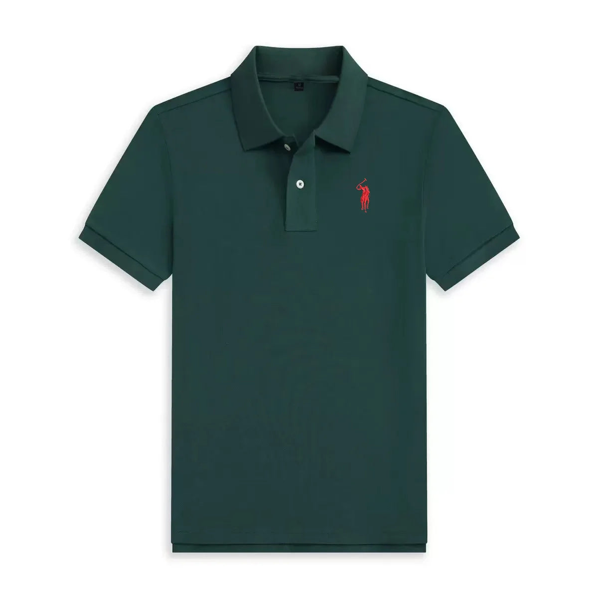 Short sleeved men's polo shirt summer fashion high-end brand pony embroidery golf top casual business T-shirt