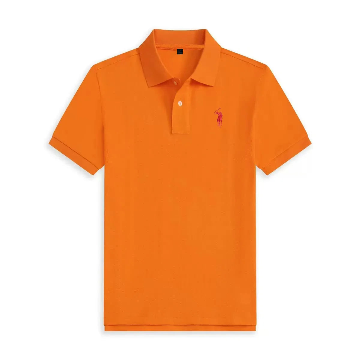 Short sleeved men's polo shirt summer fashion high-end brand pony embroidery golf top casual business T-shirt