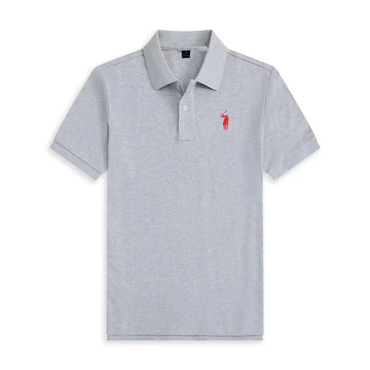 Short sleeved men's polo shirt summer fashion high-end brand pony embroidery golf top casual business T-shirt