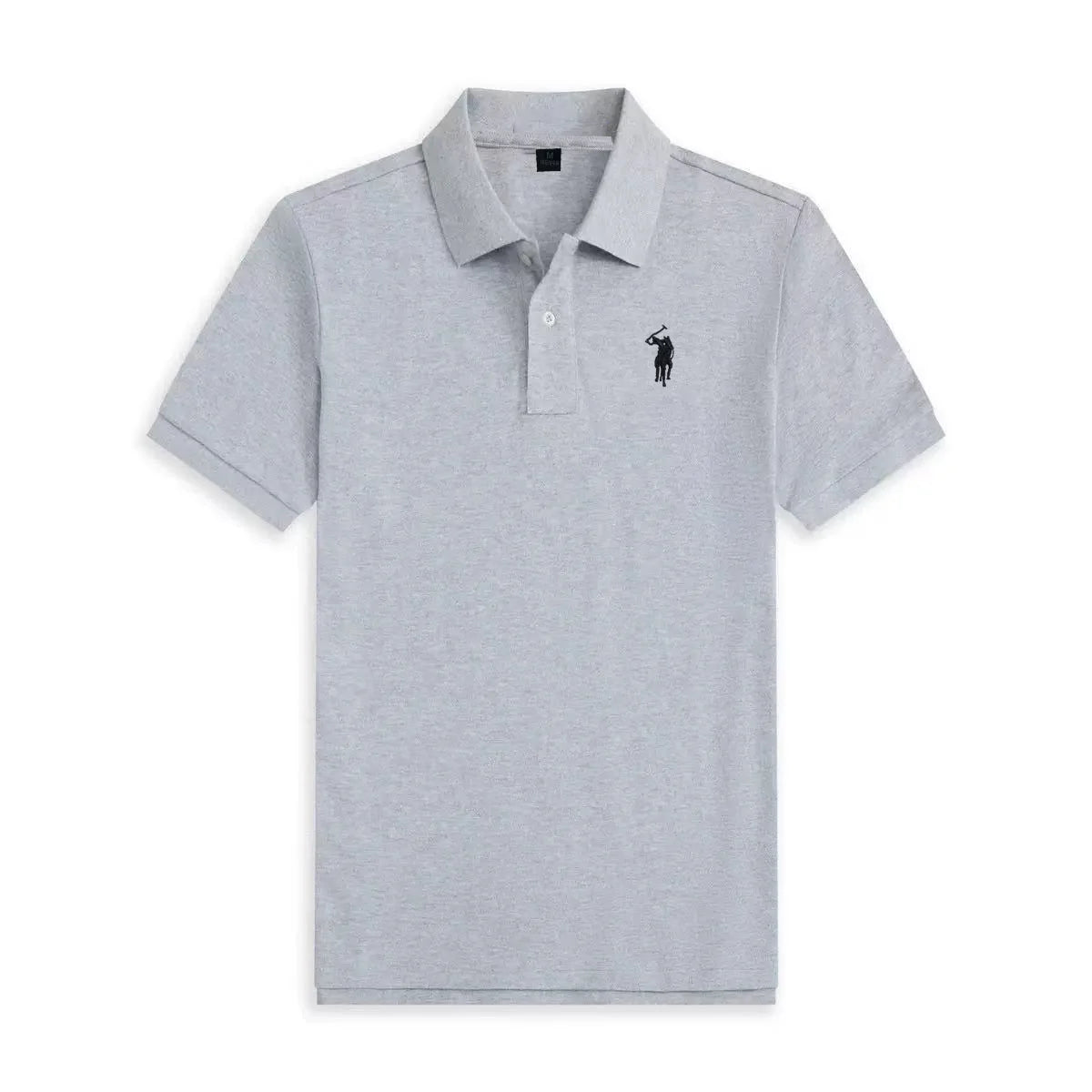 Short sleeved men's polo shirt summer fashion high-end brand pony embroidery golf top casual business T-shirt